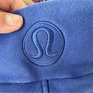 Lululemon Blue Scuba Hoodie Half Zip
